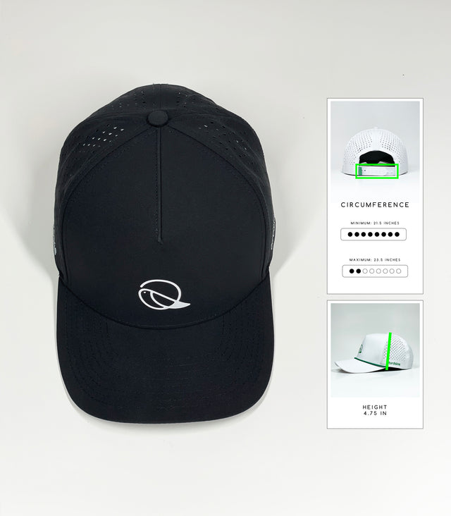 The Swagger Golf Cap - Black