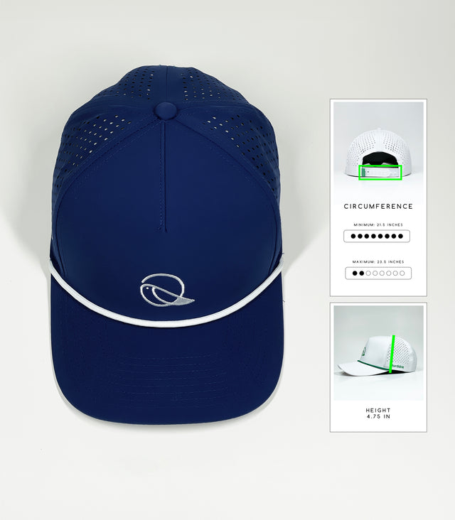 The Captain "Blue Palms" Golf Cap