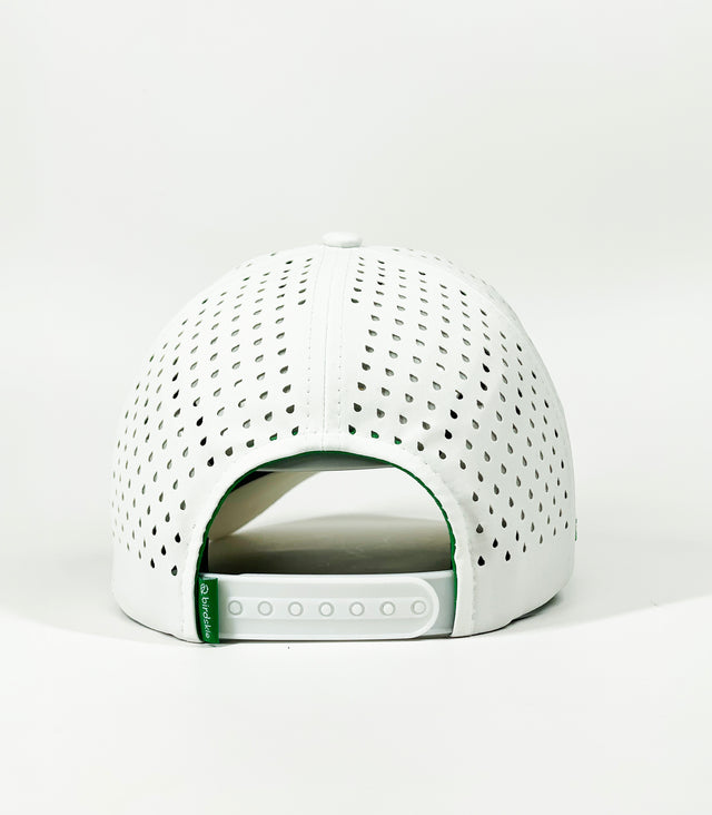 The Captain "Greenie" Golf Cap - White with Green Rope
