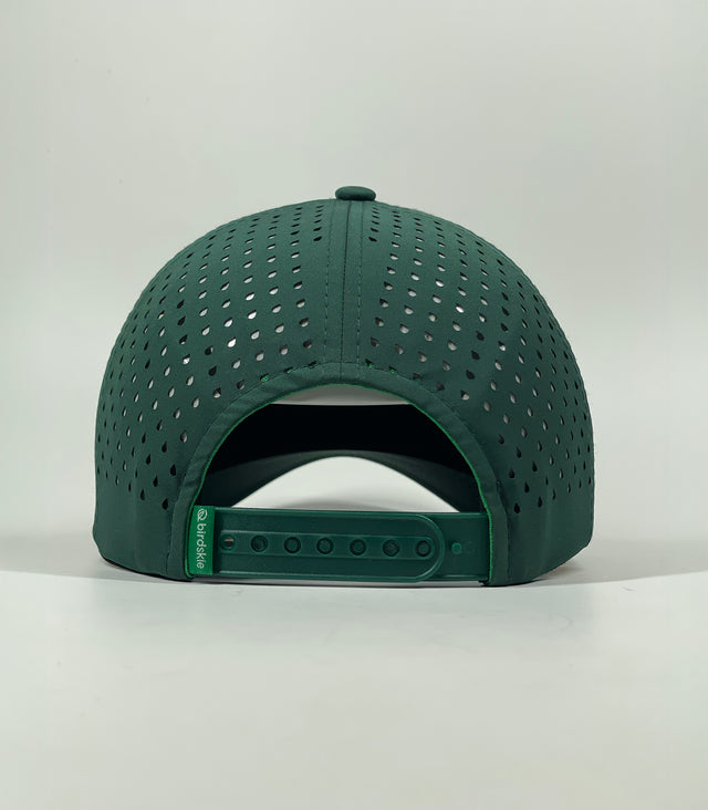 The Captain "Greenie" Golf Cap - Green with White Rope
