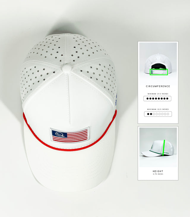 The Captain "USA" Flag Golf Cap